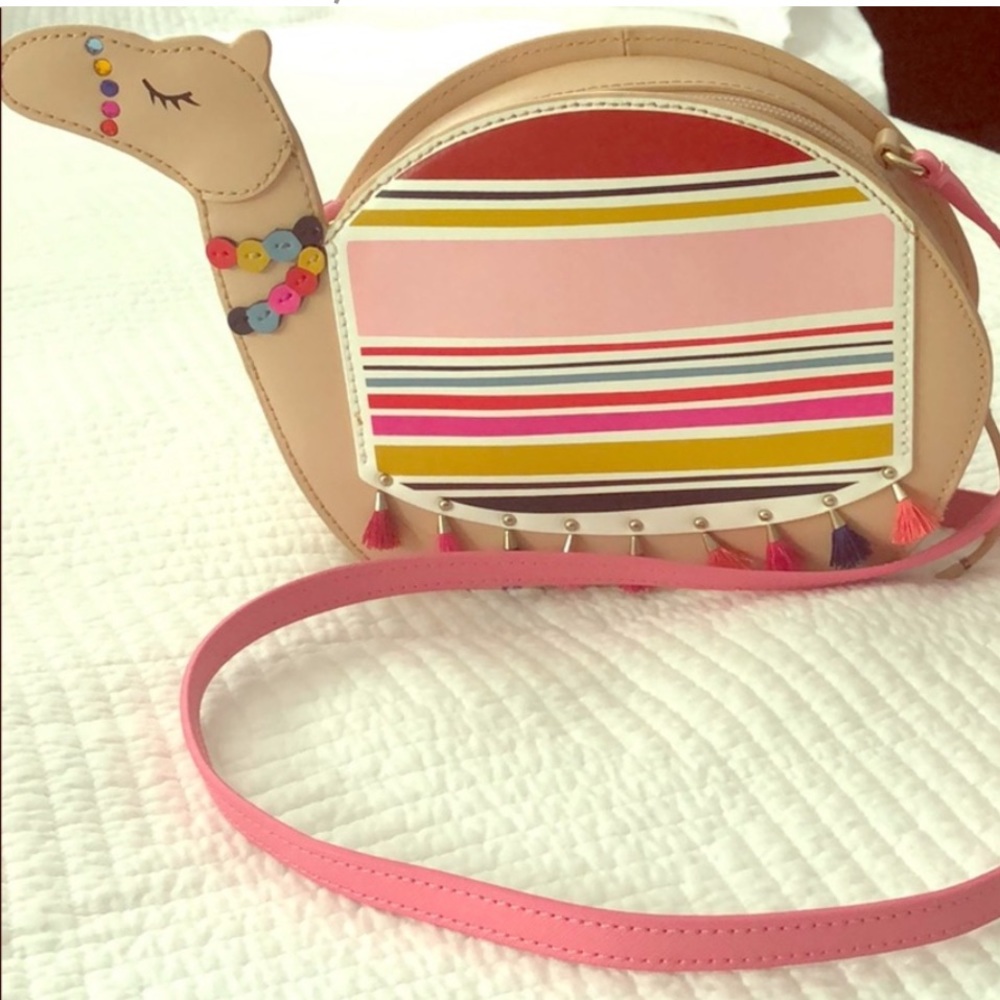 Kate Spade Camel Tassel Purse